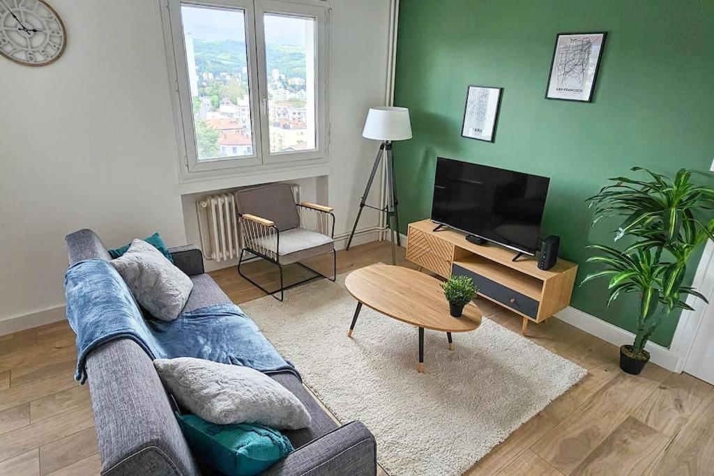 C'Est Chez Maurice! 4 Ch Wifi Balcon Parking Free Apartment Saint-Etienne  Exterior photo